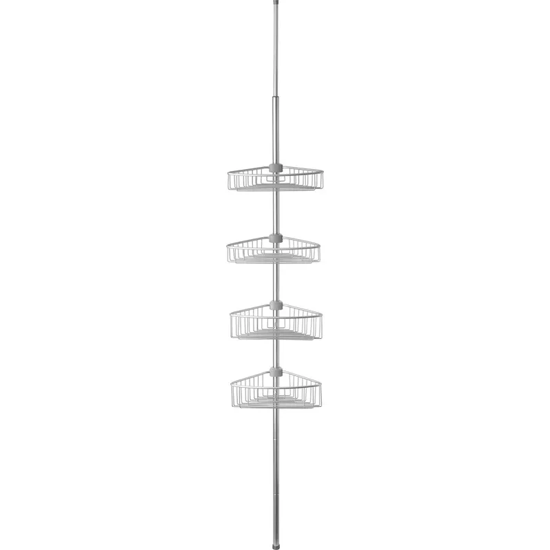 BARRA TELESCOPICA STEEL CON 4 CESTILLOS TATAY 6600000