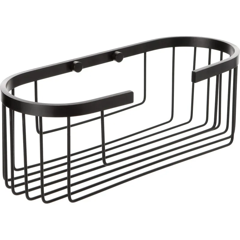 CESTILLO OVALADO ALUMINIUM BLACK 30X12X11,5 CM TATAY 6603727