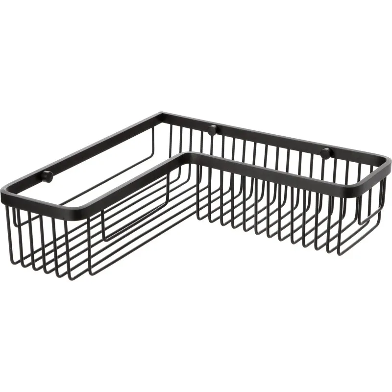 CESTILLO RECTANGULAR C/ ANG. ALUMINIUM BLACK 30X30X8,5 CM TATAY 6607127