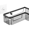 CESTILLO RECTANGULAR C/ ANG. ALUMINIUM BLACK 30X30X8,5 CM TATAY 6607127