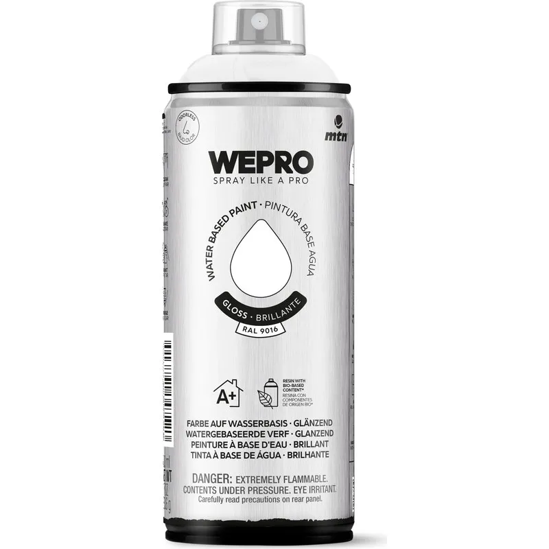 PINTURA SRAY MTN WEPRO WATER BRILLANTE 400 ML BLANCO IGLU MONTANA EX014WP9016W