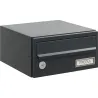 BUZON HORIZONTAL SLIM COMUNIDAD INTERIOR ANTRACITA 12X24X25CM ARREGUI H2406