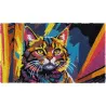 FELPUDO COCO BLANCO DECORADO GATO POP 40X70CM DINTEX 50690