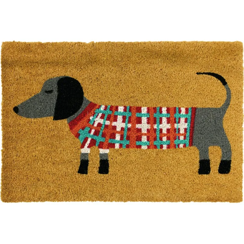 FELPUDO COCO NATURAL BASSET 40X60CM DINTEX 50021