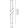 CINTA PERSIANA BLANCO PINTAS 06MX14MM NIVEL NV23042760