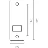 PLACA EMBELLECEDOR RECOGEDOR PERSIANA ALUMINIO NIVEL NV23042749