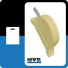 RECOGEDOR PERS SOBREP C/CINTA 18MM PLASTICO MARFIL NIVEL NV23042746