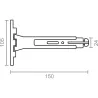 TIRANTE AUTOANCLAJE ESTANDAR (2UNIDADES) 150X105MM NIVEL NV23042766