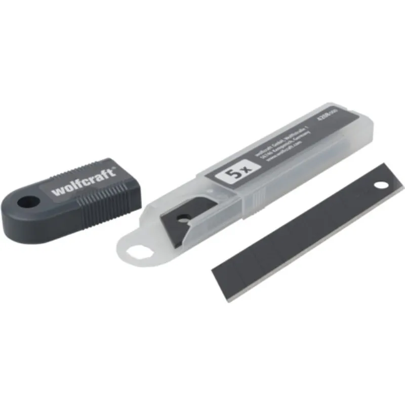 CUCHILLAS SEPARABLES PRO SHARP 18MM 5UDS WOLFCRAFT 4208000