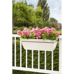 JARDINERA BALCON PLASTICO PARIS TERRA 50CM ELHO 1004023