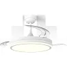 VENTILADOR DE TECHO PLAFON ASPAS RETRACTILES BLANCO diametro50CM 48W CRISTALRECORD 85-100-42-000