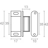 CIERRE MAGNETICO MUEBLE 10902 42 MM MARRON MICEL 10902