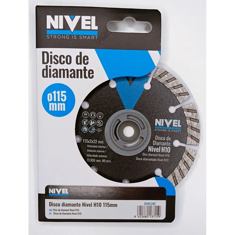 DISCO DIAMANTE BASIC H10 / diametro115MM NIVEL 8294.245