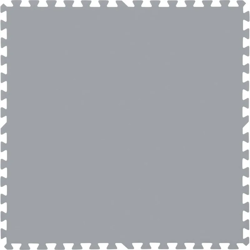 LOSETA DE SUELO PARA PISCINAS DESMONTABLES 9 PIEZAS DE 78X78 CM GRIS BESTWAY 58626