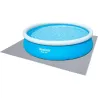 LOSETA DE SUELO PARA PISCINAS DESMONTABLES 9 PIEZAS DE 78X78 CM GRIS BESTWAY 58626