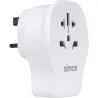 ADAPTADOR ENCHUFE VIAJE UNIVERSAL USB A+ 2 USB C 20W BLANCO REINO UNIDO SIMON CL410106