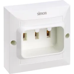 BASE ENCHUFE EMPOTRABLE PARA COCINA 2P+TT 25A 250V BLANCO SIMON G1043631