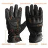 GUANTE PIEL CABRA ANTIIMPACTO MOTORISTA TALLA 9 JUBA H360/9