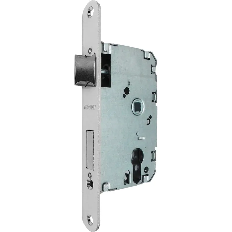 CERRADURA EMBUTIR CANTO REDONDO CRE03 50/47MM NIQUEL SATINADO MICEL 10774