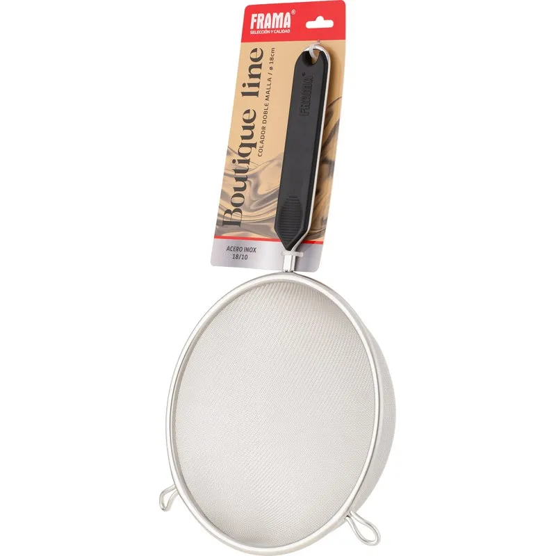 COLADOR INOX DOBLE MALLA 14CM 5548