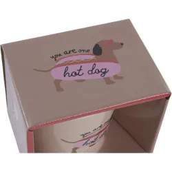 MUG PORCELANA PERRO 400ML SURTIDO ITEM PC-228219