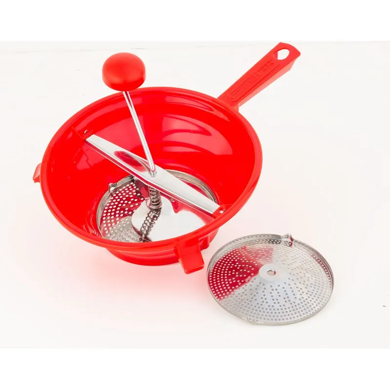 PASAPURES PLASTICO 2 DISCOS INOX 24CM 3679