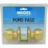 POMO PUERTA BOLA PASO PP07 LATON PULIPO MICEL 11159