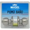 POMO PUERTA BOLA BAÑO PP07 INOX MICEL 11156