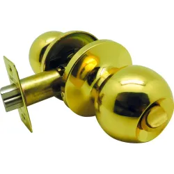 POMO PUERTA BOLA BAÑO PP07 LATON PULIDO MICEL 11155