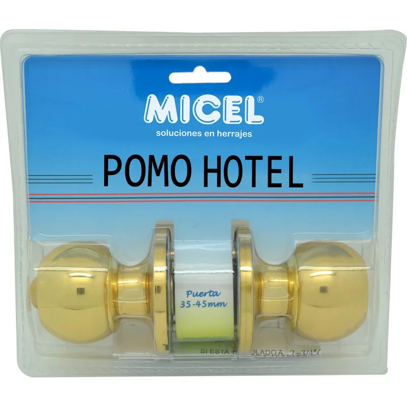 POMO PUERTA BOLA HOTEL PP07 LATON PULIDO MICEL 11157