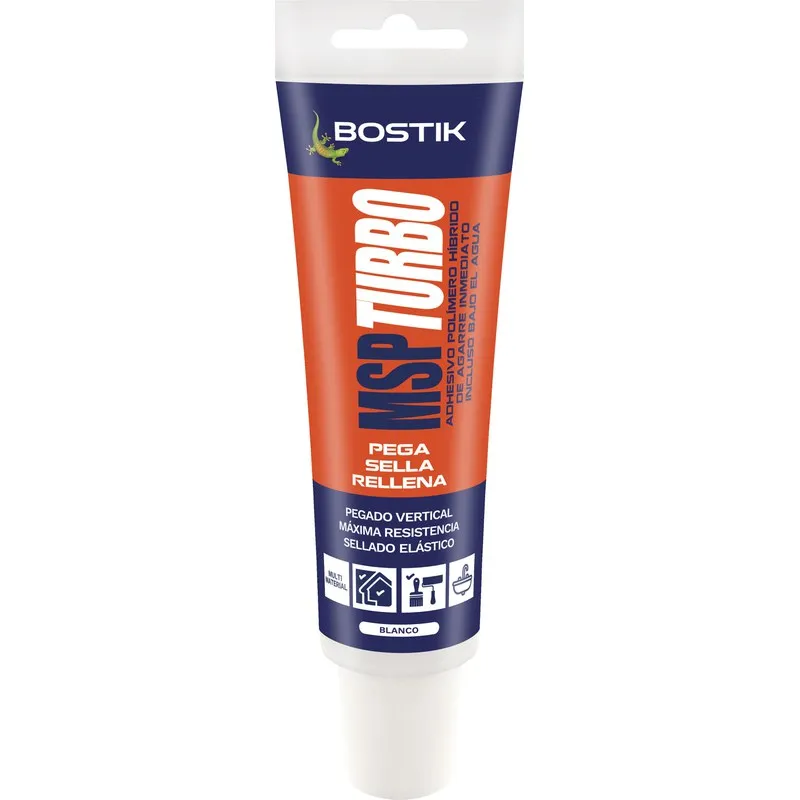 ADHESIVO MONTAJE MSP TURBO 125 ML BLANCO BOSTIK 30633748