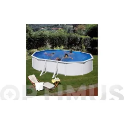 PISCINA OVALALADA ACERO...