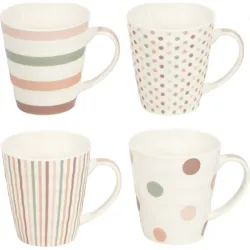 MUG DECORADO MARRON 34CL...
