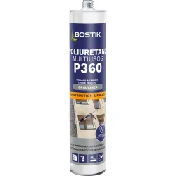 MASILLA POLIURETANO MULTIUSOS P360 300 ML GRIS BOSTIK 30615693