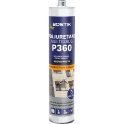 MASILLA POLIURETANO MULTIUSOS P360 300 ML NEGRO BOSTIK 30615694