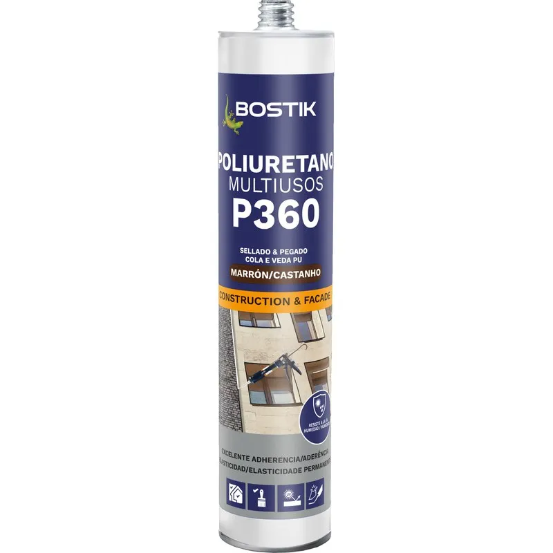 MASILLA POLIURETANO MULTIUSOS P360 300 ML MARRON BOSTIK 30615858