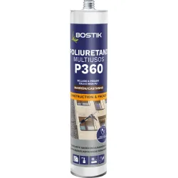 MASILLA POLIURETANO MULTIUSOS P360 300 ML MARRON BOSTIK 30615858