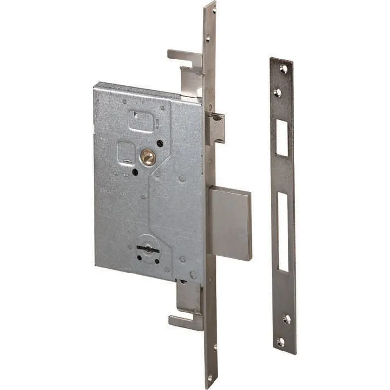 CERRADURA EMBUTIR 60MM BORJAS 4 VUELTAS SIN VARILLAS NIQUEL CISA 1.57255.60.A