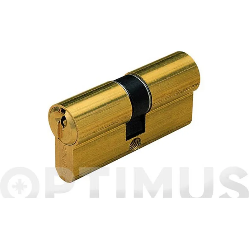 CILINDRO YL5 LEVA LARGA 40-40 LATON, 3 LLAVES YALE Y54040LT