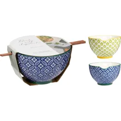BOL PORCELANA CON PALILLOS...