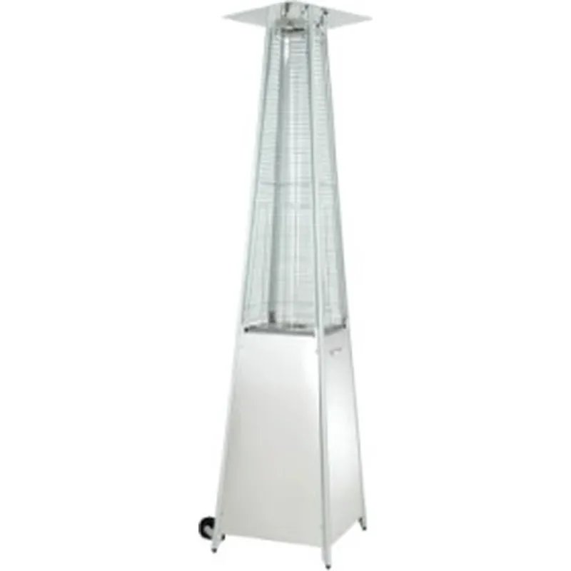 ESTUFA EXTERIOR GAS PIRAMIDE INOX 13KW QLIMA 100856