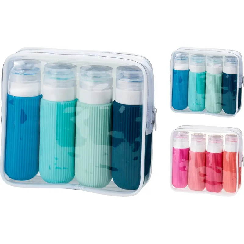 NECESER VIAJE SILICONA KIT 5PCS SURTIDO IMPORT 170495310