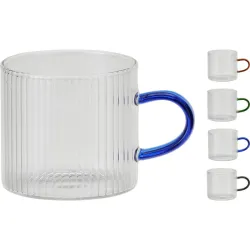 TAZA BOROSILICIATO SET 4...
