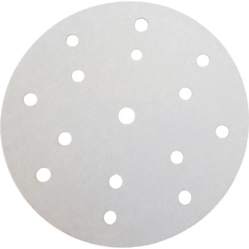 DISCO PAPEL PWD WHITE diametro150 P40 8+6+1 AGUJEROS 50PIEZAS 64156