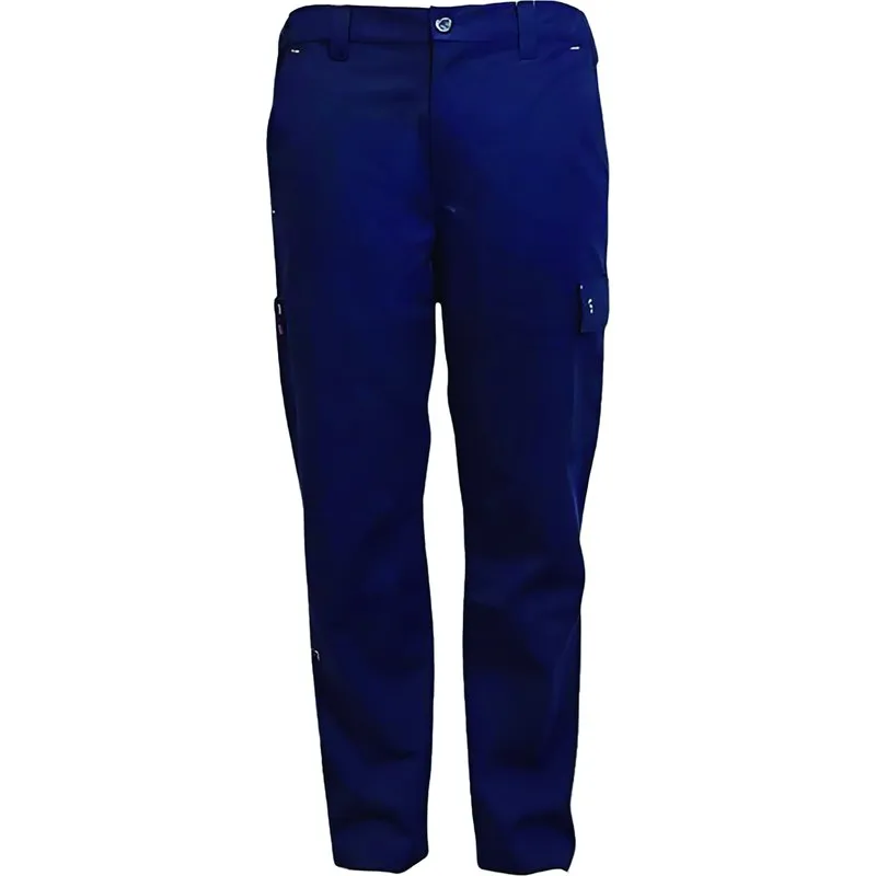 PANTALON MULTIBOLSILLOS 210 GR ELASTICO ROAD AZUL MARINO TALLA XXL JUBA FXC110DN/XXL