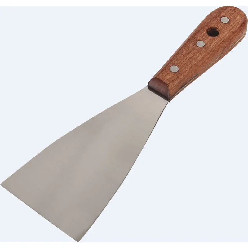 ESPATULA INOXIDABLE PRO MANGO MADERA 8 CM KOLOREA KPES23045177