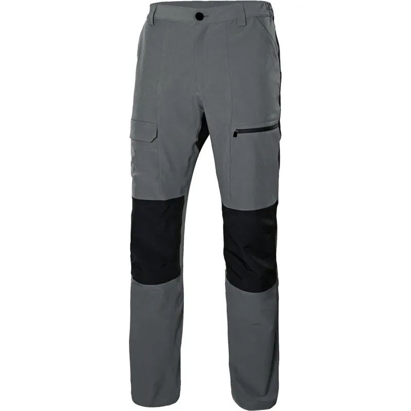PANTALON STRETCH 180 GR TREKKING GRIS / NEGRO TALLA S 103022S_08/00_S
