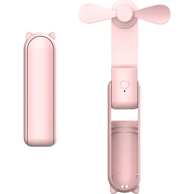 POWERBANK CON VENTILADOR INTEGRADO ROSA 2500 MAH Y 3 VELOCIDADES IDEUS IDFANPBPK