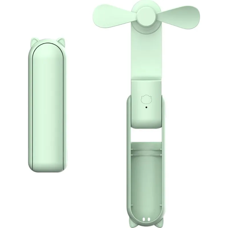 POWERBANK CON VENTILADOR INTEGRADO VERDE 2500 MAH Y 3 VELOCIDADES IDEUS IDFANPBGN