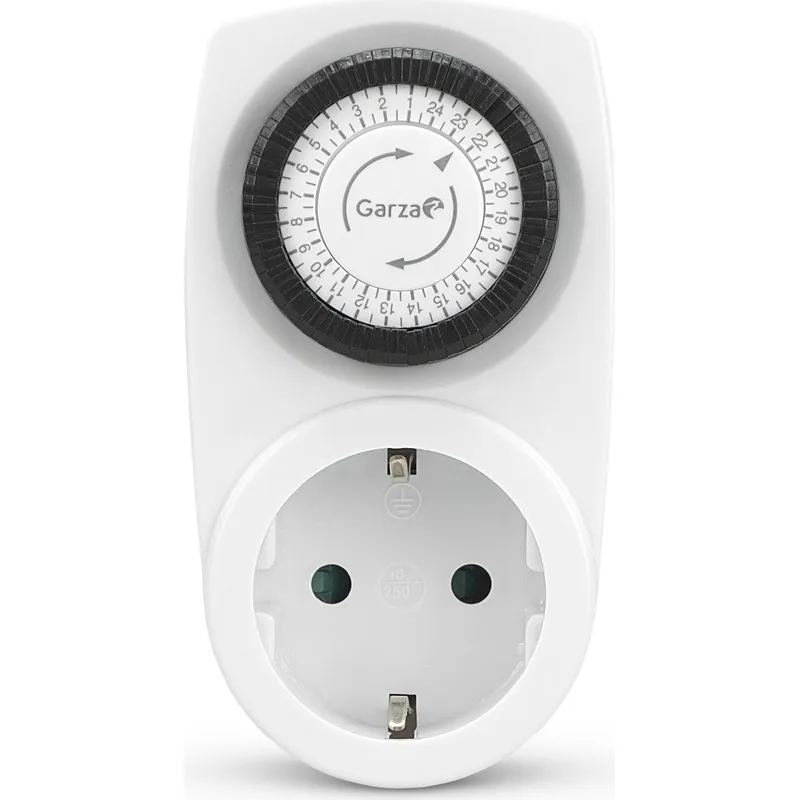 TEMPORIZADOR ANALOGICO GARZA PROGRAMACION 24H 3680W GARZA 400600G